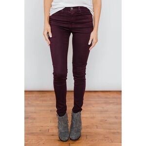 Kancan wine skinny jegging jeans (flaw) Size 23